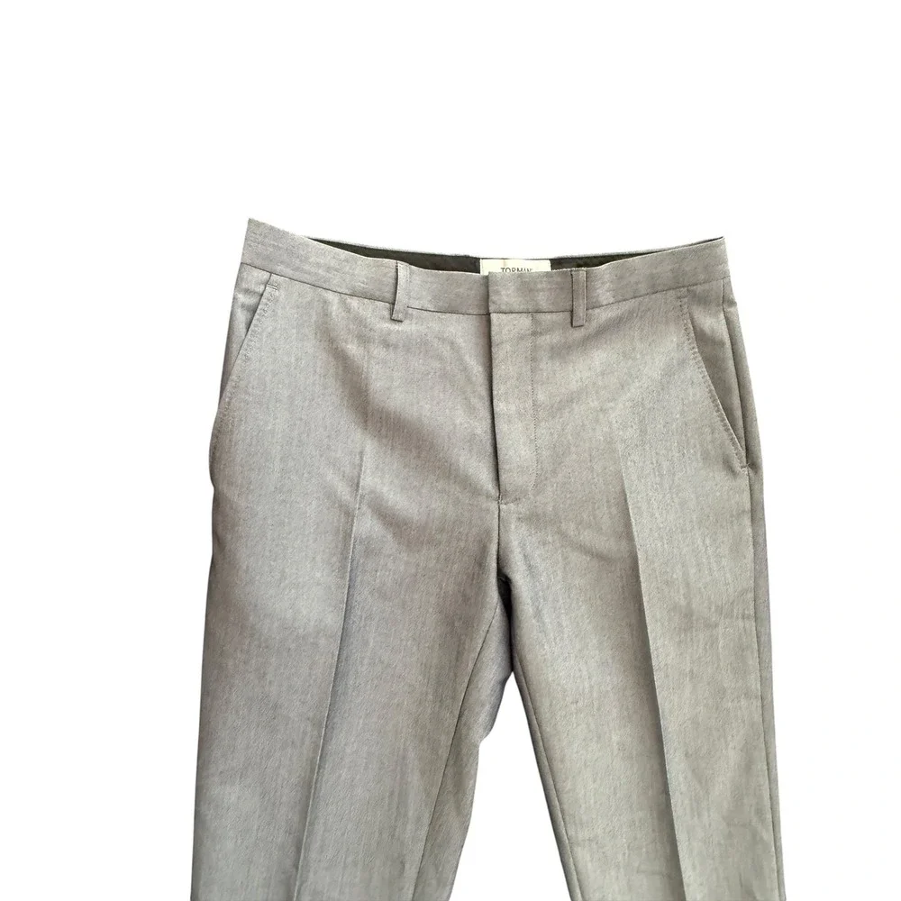Topman Gray Skinny Dress Pants Mens 32x32 Slim Trousers office travel holiday
